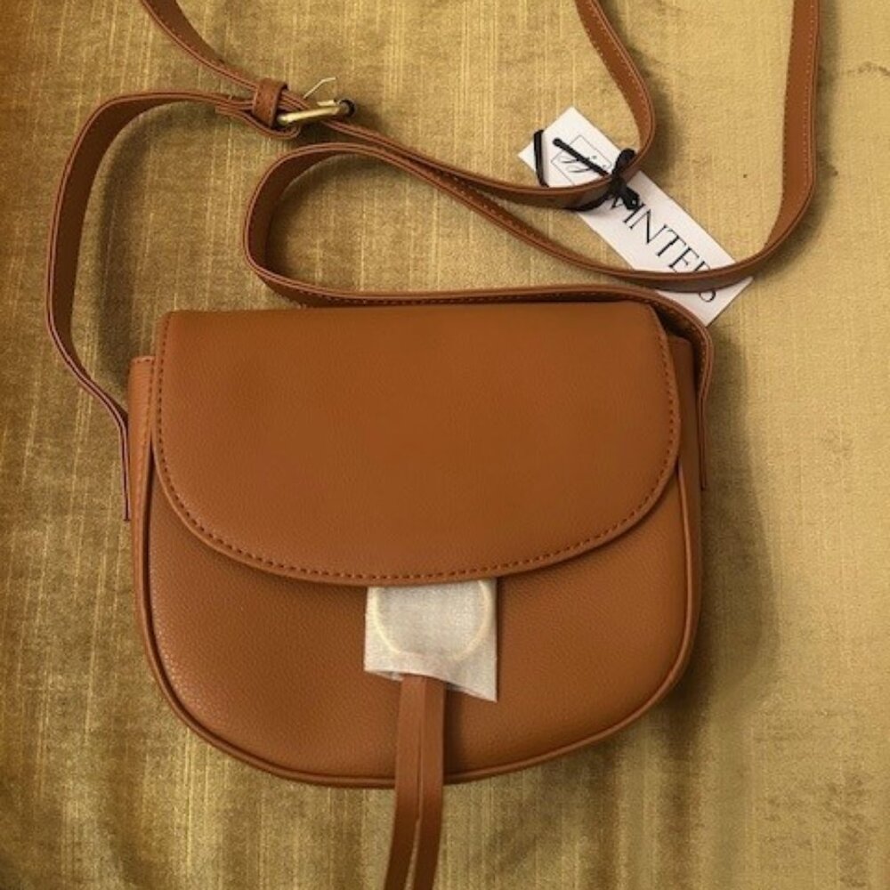 JJ Winters Leather Tan Cross Body bag